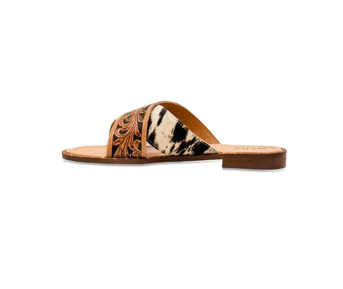 Myra Bag: S-6914 "Chappy Western Hand-Tooled Sandals"