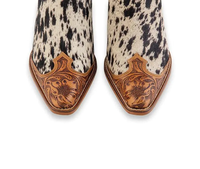 Myra Bag: S-6942 "Heely Western Hand-Tooled Mules"