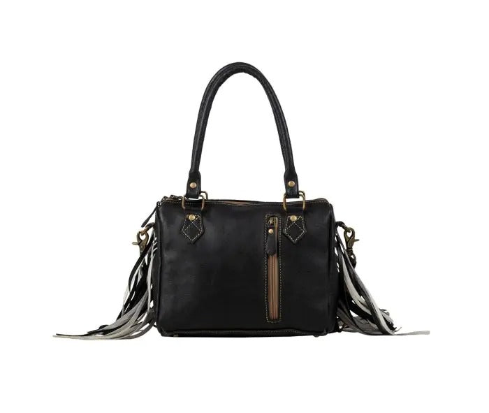 Myra Bag: S-7319 "Durango Hand-Tooled Fringed Concealed Carry Shoulder Bag"