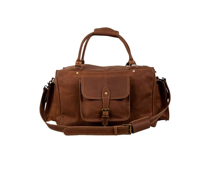 Myra Bag: S-7367 "Carrington Leather Duffle Bag"