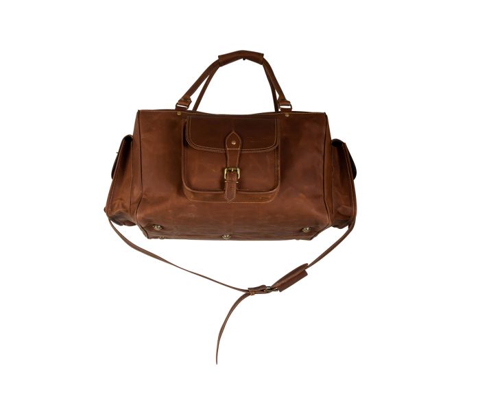 Myra Bag: S-7367 "Carrington Leather Duffle Bag"