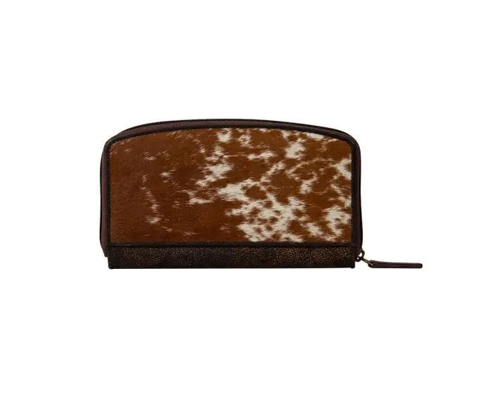 Myra Bag: S-7453 "Guadalajara Zippered Hairon Wallet"