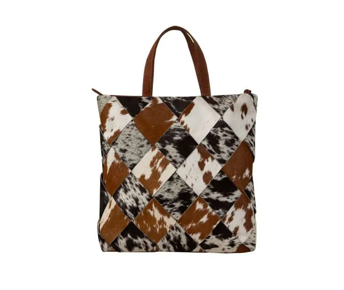 Myra Bag: S-7462 "Tambra Hide Patchwork Concealed Carry Backpack"