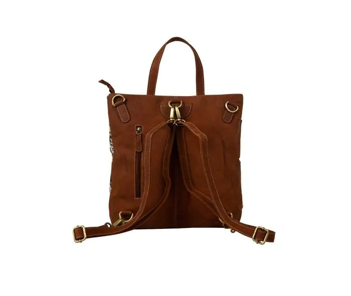 Myra Bag: S-7462 "Tambra Hide Patchwork Concealed Carry Backpack"