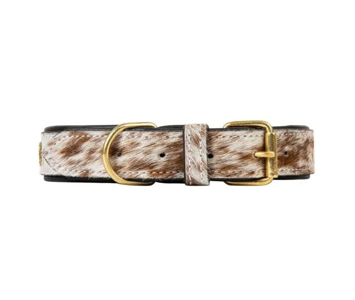 Myra Bag: S-7688 "Chissum Hair-On Hide Dog Collar"