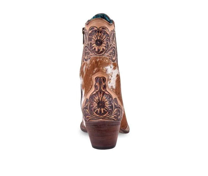 Myra Bag: S-7697 "Winchester Hair-On Hide & Hand-Tooled Boots"