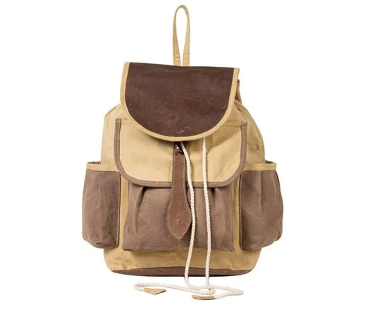 Myra Bag: S-7910 "Chesternut Journey Canvas Backpack Bag"