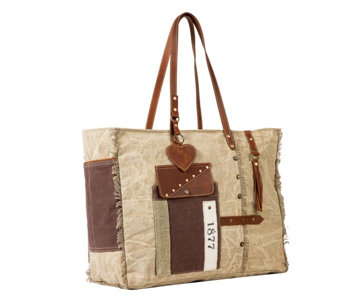 Myra Bag: S-7959 "Yesteryear Vintage Style Weekender Bag"