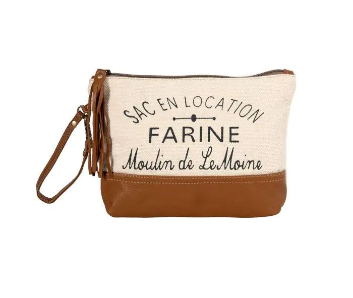 Myra Bag: S-8047 "Farine Canvas Pouch"