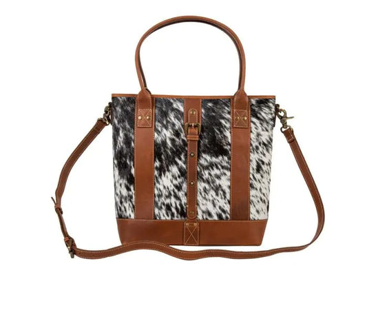 Myra Bag: S-8147 "Clayburn Canvas Hairon Shoulder Bag"