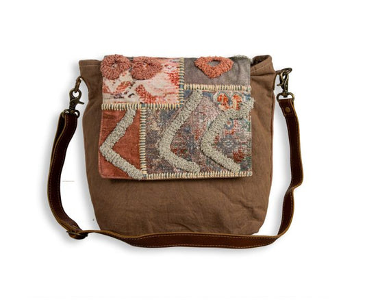 Myra Bag: S-8185 "Just Like Home Accent Stitch Shoulder Bag"