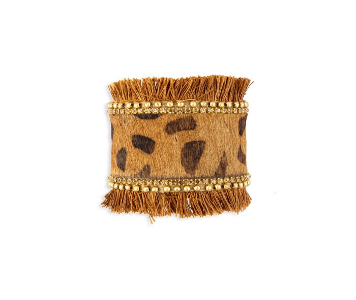 Myra Bag: S-8272 "Touch of the Wild Hair On Hide Cuff Bracelet"