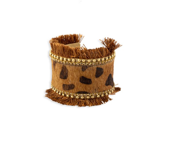 Myra Bag: S-8272 "Touch of the Wild Hair On Hide Cuff Bracelet"