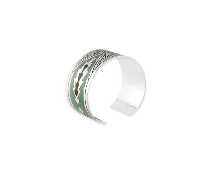 Myra Bag: S-8281 "Day Rise Etched Metal Cuff Bracelet"