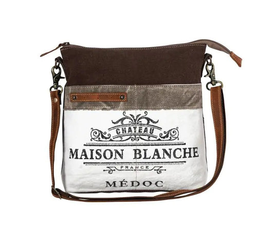 Myra Bag: S-8355 "Chateau Maison Blanche Shoulder Bag"