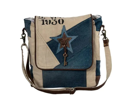 Myra Bag: S-8430 "Blue Star Key Shoulder Bag"