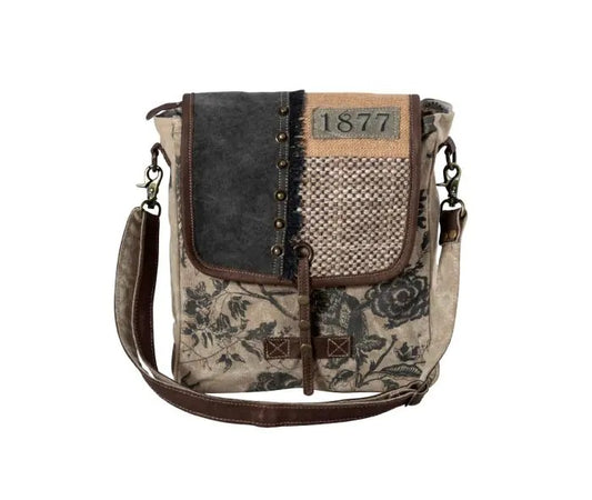 Myra Bag: S-8448 "Burlander Floral Patch Shoulder Bag"