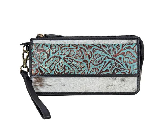 Myra Bag: S-8465 "Kettle Hill Hand-Tooled Banded Wallet"