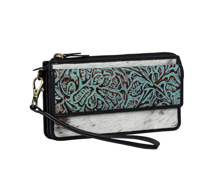 Myra Bag: S-8465 "Kettle Hill Hand-Tooled Banded Wallet"