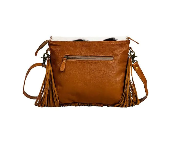 Myra Bag: S-8832 "Wachiwi Fall Leather & Hairon Shoulder Bag"