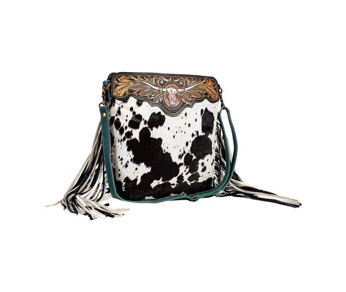 Myra Bag: S-8836 "Spirit of the Herd Fringed Concealed Carry Shoulder Bag"