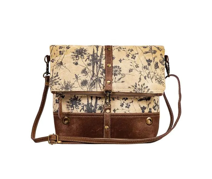 Myra Bag: S-8943 "Tazzie Floral Accent Small Crossbody Bag"