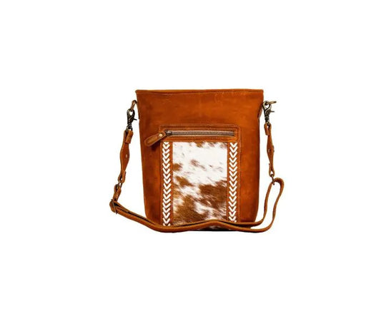 Myra Bag: S-8945 "Rayen Jae Leather & Hairon Shoulder Bag"