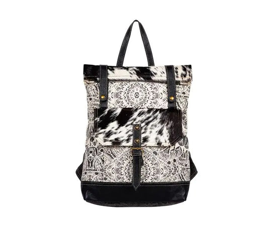 Myra Bag: S-8948 "Le Medallion Rider Backpack in Black"