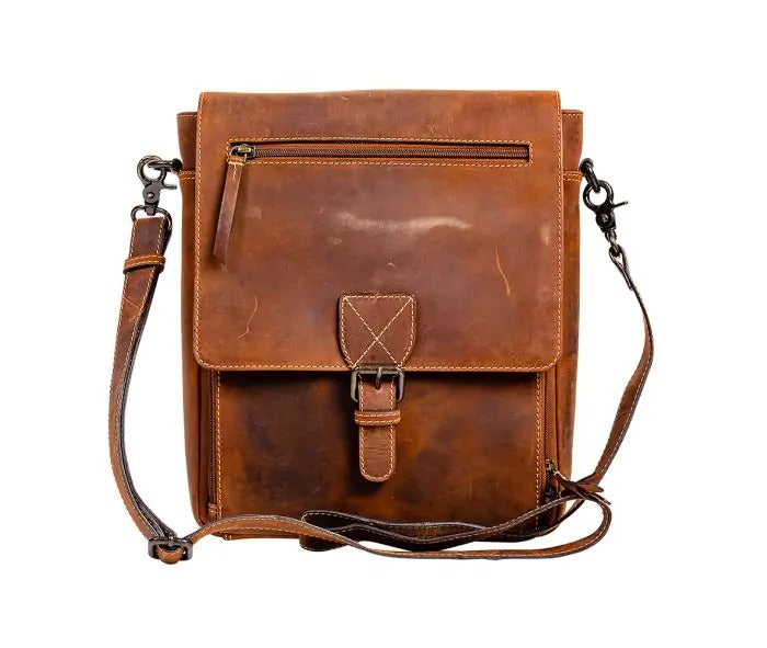 Myra Bag: S-9289 "Kurlingham Satchel Leather Shoulder Bag"