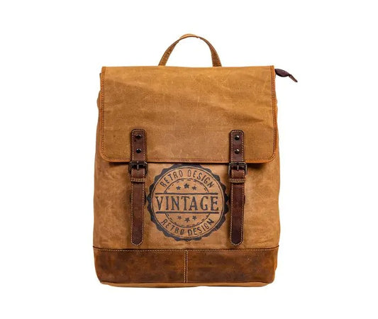 Myra Bag: S-9290 "Water Stop Vintage Backpack Bag"