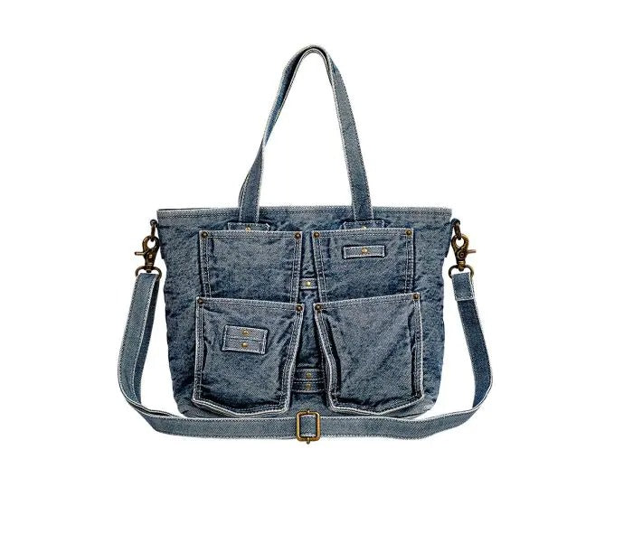 Myra Bag: S-9382 "Blue Jeans Jo Shoulder Bag"