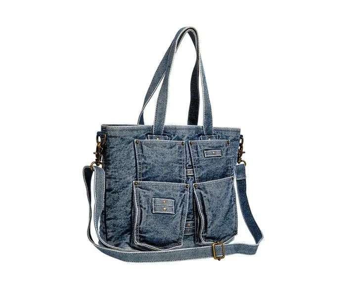 Myra Bag: S-9382 "Blue Jeans Jo Shoulder Bag"