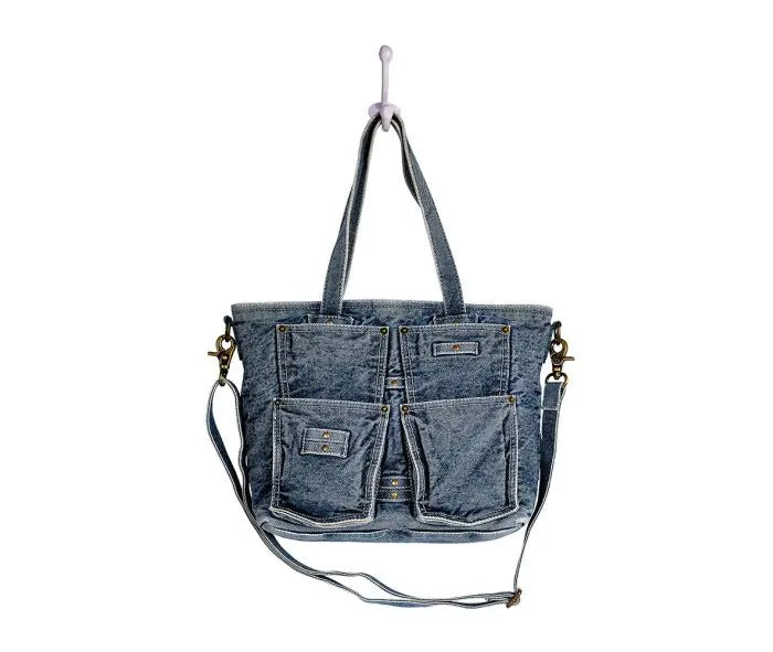 Myra Bag: S-9382 "Blue Jeans Jo Shoulder Bag"