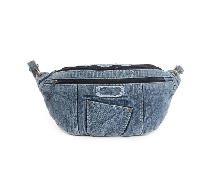 Myra Bag: S-9603 "Vaqueros Azules Fanny Pack Bag"