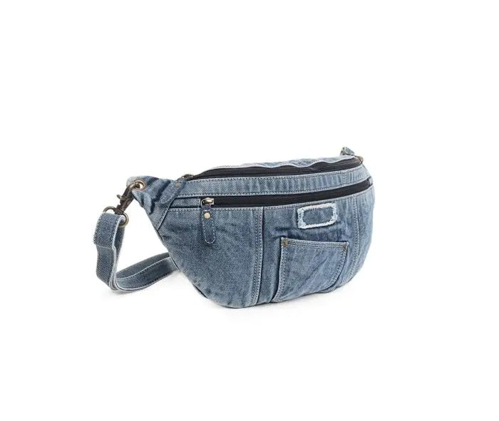 Myra Bag: S-9603 "Vaqueros Azules Fanny Pack Bag"