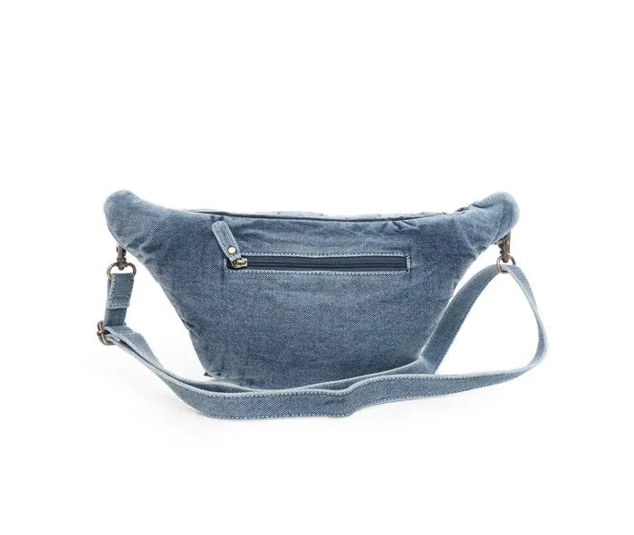 Myra Bag: S-9604 "Vaquero Azules Denim Sling Bag"