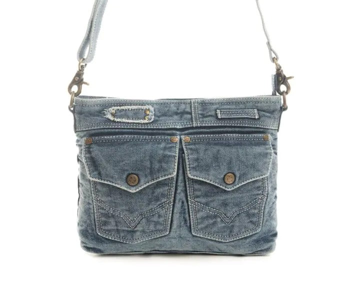 Myra Bag: S-9606 "Vaquero Azules Shoulder Bag"