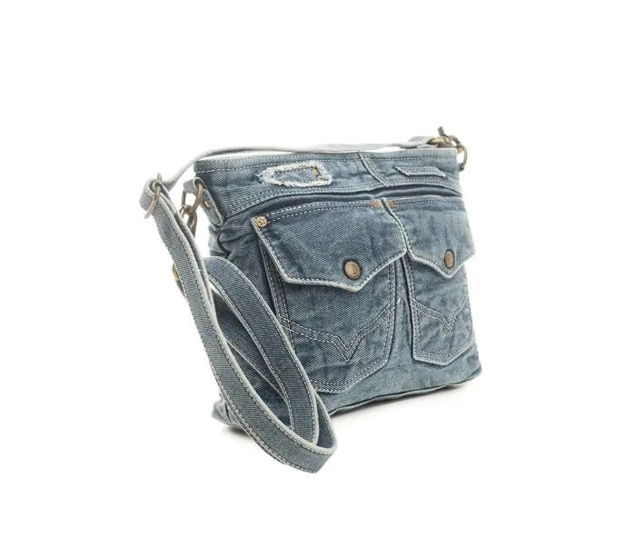 Myra Bag: S-9606 "Vaquero Azules Shoulder Bag"