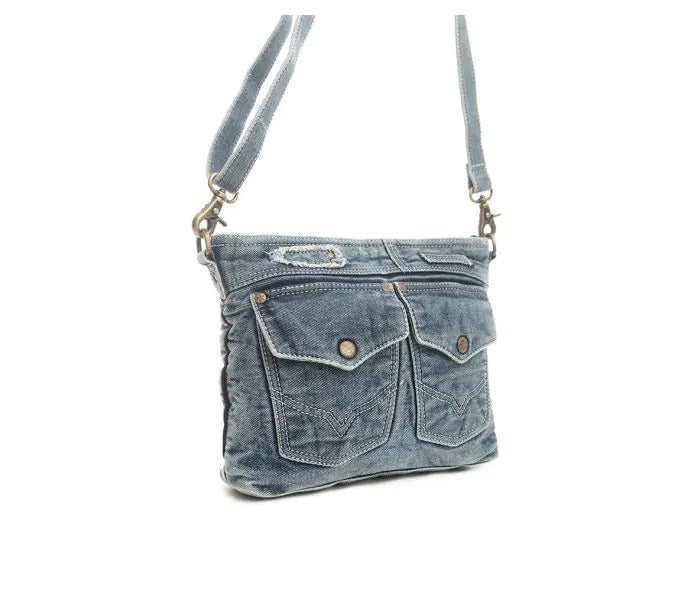 Myra Bag: S-9606 "Vaquero Azules Shoulder Bag"