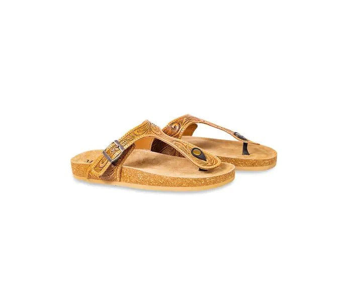 Myra Bag: S-9668 "Sadie Mesa Hand-Tooled Sandals"