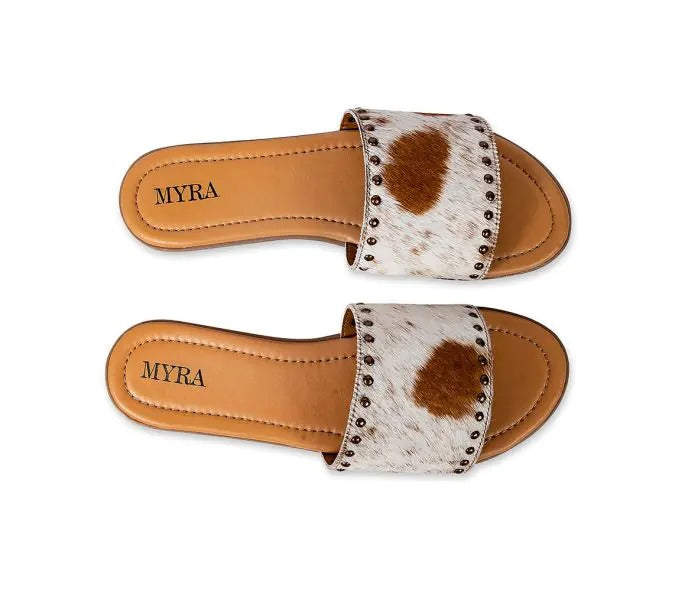 Myra Bag: S-9675 "Lettie Ridge in Light Hide Sandals"