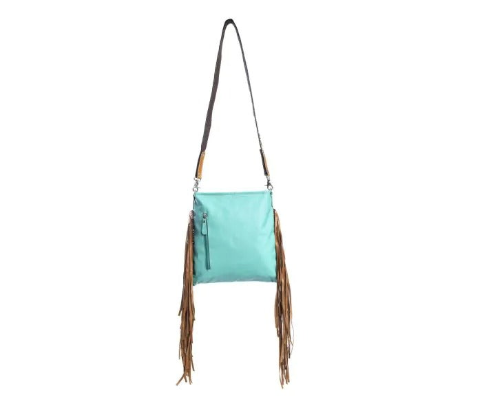 Myra Bag: S-9853 "Terra Donna Concealed Carry Crossbody Bag in Turquoise"