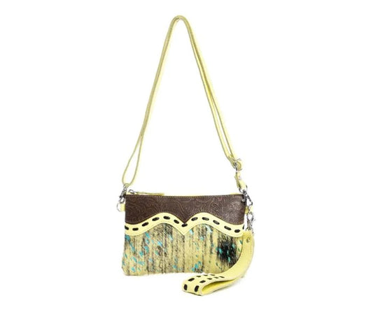 Myra Bag: S-9866 "Gold Sands Belt Bag & Wristlet"