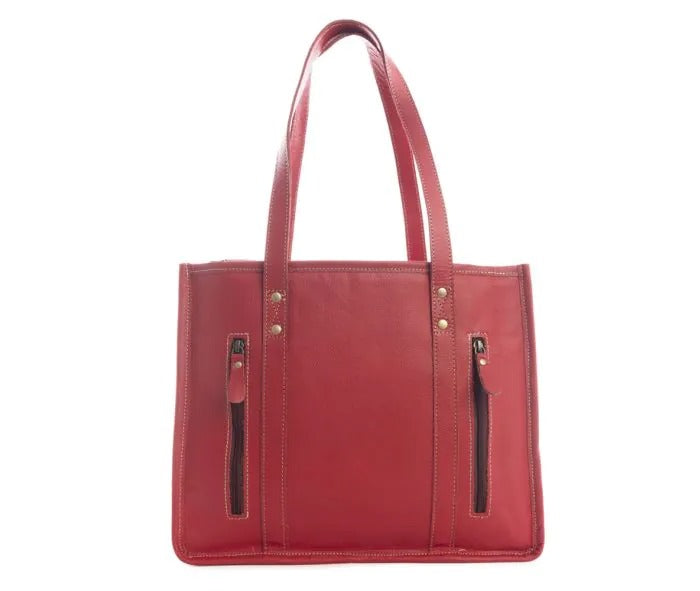 Myra Bag: S-9888 "Questa Mesa Concealed Carry Shoulder Bag in Scarlett"