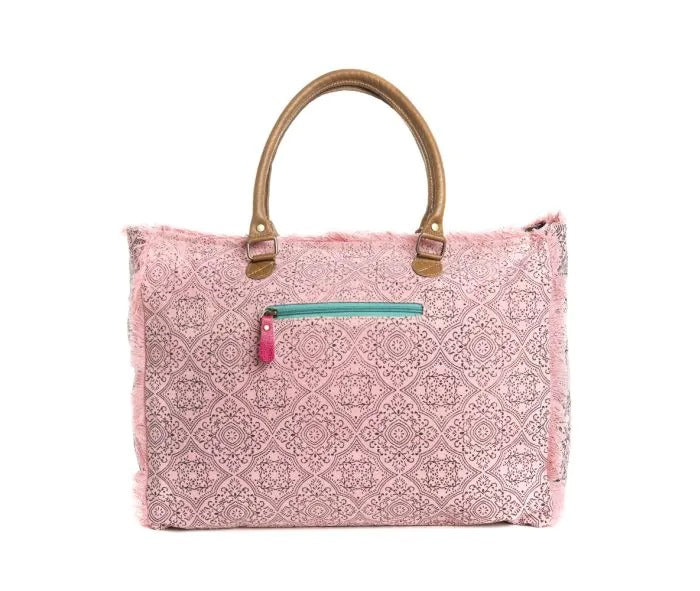 Myra Bag: S-9975 "Triple Fork Ranch Weekender Bag in Rose"