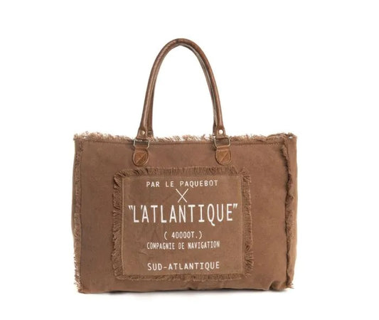 Myra Bag: S-9984 "L'Atlantique Weekender in Bourbon"