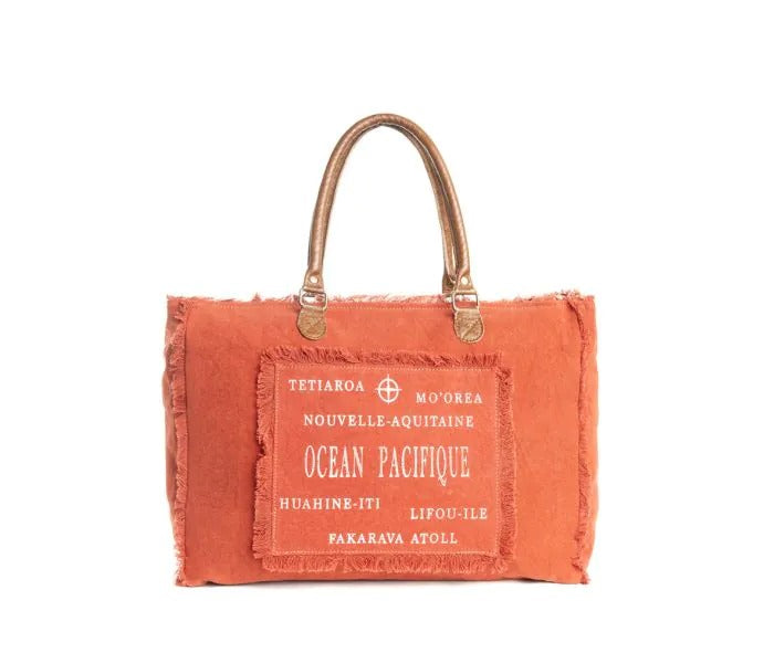 Myra Bag: S-9985 "L'Atlantique Weekender in Salmon"