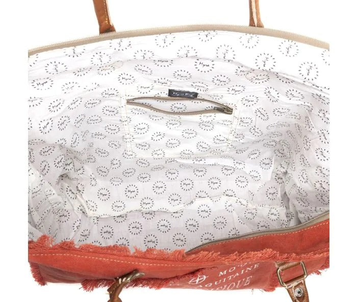 Myra Bag: S-9985 "L'Atlantique Weekender in Salmon"