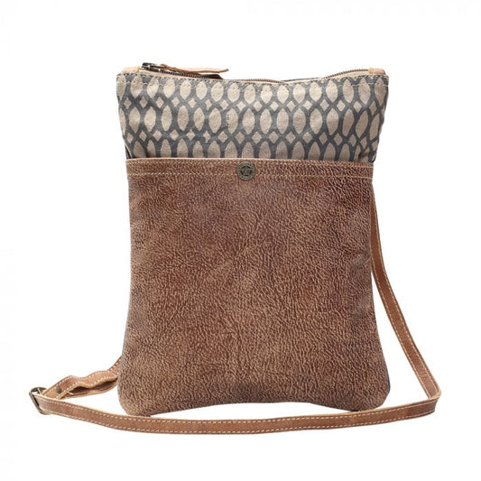 Myra Bag: S-1152 "Honey Bee Print Cross Body Bag"