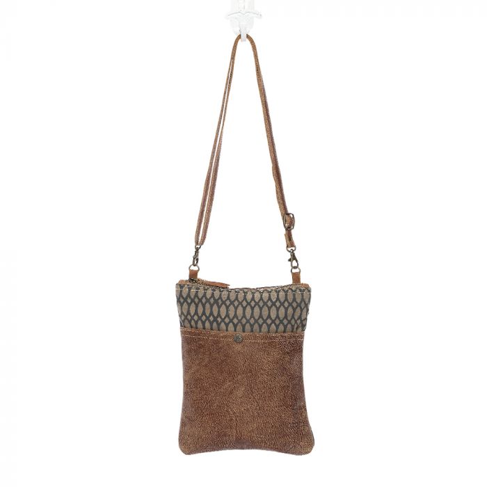 Myra Bag: S-1152 "Honey Bee Print Cross Body Bag"